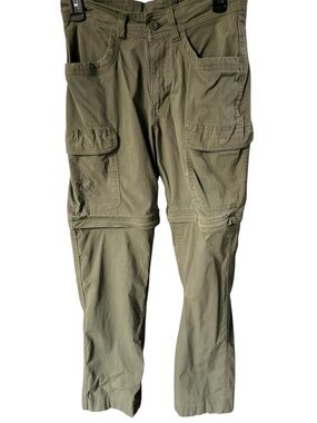 Boy Scouts of America Men's Convertible Cargo Pants - Olive Sz.28 EUC